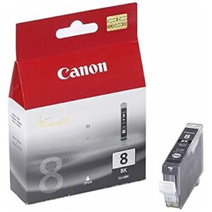 canon compatible cli-8bk black ink tank for use with pixma ip4200 – 0620b002