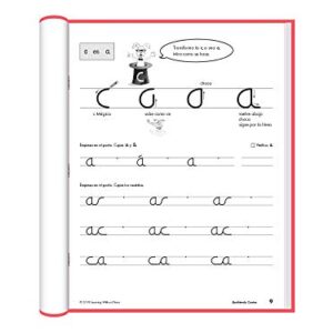 Learning Without Tears Escribiendo Cursiva (Spanish)-Handwriting Without Tears Grade 3, Cursive, Letters, Words, Sentence Practice-School and Home use