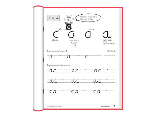 Learning Without Tears Escribiendo Cursiva (Spanish)-Handwriting Without Tears Grade 3, Cursive, Letters, Words, Sentence Practice-School and Home use