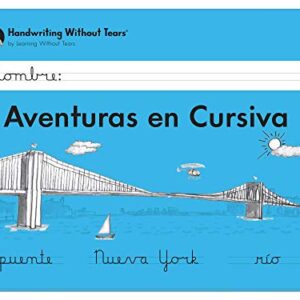 Learning Without Tears Aventuras en Cursiva (Student Edition, Spanish)- Handwriting Without Tears- Grade 2, Cursive, Letters, Words, Sentence Practice, Numbers, Coloring- for School and Home Use