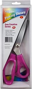 havel’s sew creative 9-inch pinking shears-pink comfort grips
