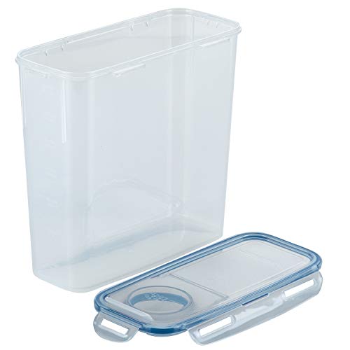 LocknLock Easy Essentials Food Storage with Flip Lid/Airtight container, BPA Free, 14.3-Cup, Clear