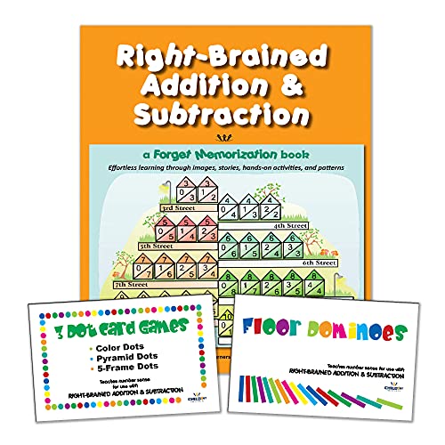 Right-Brained Addition & Subtraction Book and Games