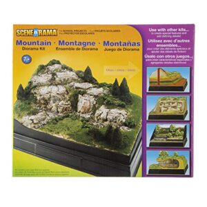woodland scenics diorama kit, mountain