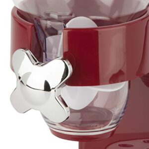 Zevro /GAT103 Indispensable Dry Food Dispenser, Single Control, Red/Chrome