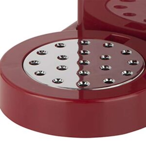 Zevro /GAT103 Indispensable Dry Food Dispenser, Single Control, Red/Chrome