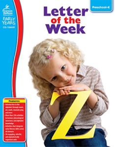 letter of the week, grades preschool – k (early years)