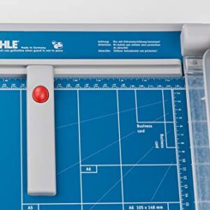 Dahle - 00533-21261 533 Professional Guillotine Trimmer, 13-3/8" Cut Length, 15 Sheet Capacity, Self-Sharpening, Manual Clamp, German Engineered Cutter