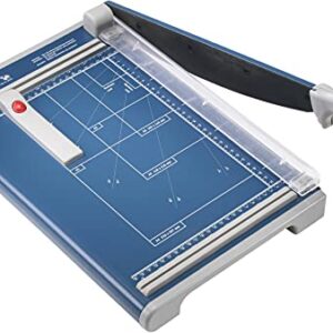 Dahle - 00533-21261 533 Professional Guillotine Trimmer, 13-3/8" Cut Length, 15 Sheet Capacity, Self-Sharpening, Manual Clamp, German Engineered Cutter