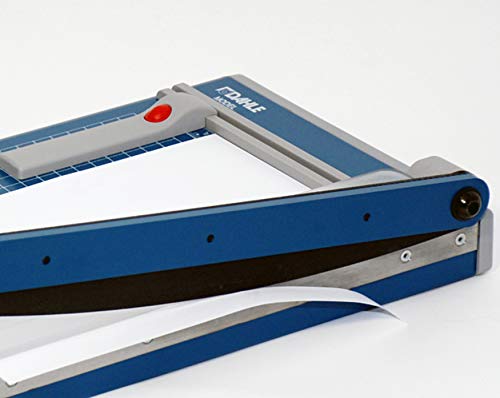 Dahle - 00533-21261 533 Professional Guillotine Trimmer, 13-3/8" Cut Length, 15 Sheet Capacity, Self-Sharpening, Manual Clamp, German Engineered Cutter