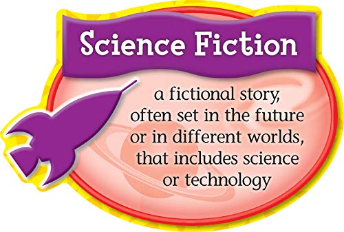 Carson Dellosa Literary Genres Bulletin Board Set, Classroom Bulletin Board Set Include 14 Literature Themes Pieces, Includes Bonus Resource Guide - 17" x 24"