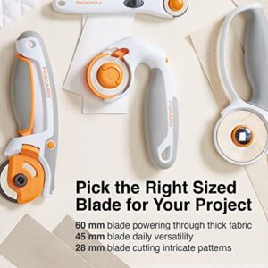 Fiskars Comfort Loop (45mm) Rotary Cutter, 1, White