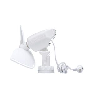 Caframo Ultimate. 12V Lighter Plug Fan for Boats and Campers. Easy to Clean. White, 5.25" x 2.5" x 8.0"