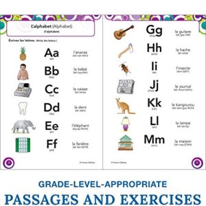 Carson Dellosa Skill Builders French I Workbook—Grades K-5 Vocabulary, Alphabet, Geography, Culture, With Word Searches and Activities for French Learning (80 pgs)