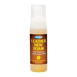 farnam leather new saddle soap foam, 7 ounce
