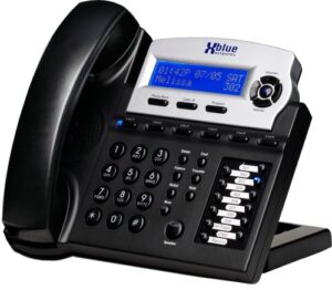 xblue add-on phone for x16 office phone system (xb1670-00, charcoal)