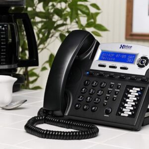 XBLUE Add-on Phone for X16 Office Phone System (XB1670-00, Charcoal)