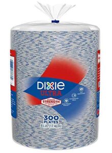 dixie ultra paper plate, 6-7/8 inch, 300 count