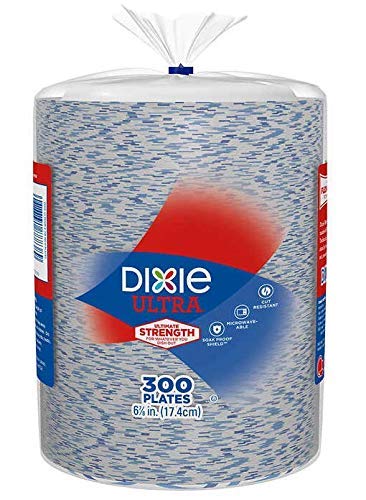 Dixie Ultra Paper Plate, 6-7/8 Inch, 300 Count