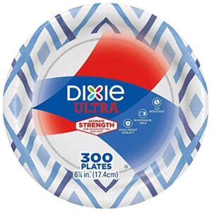 Dixie Ultra Paper Plate, 6-7/8 Inch, 300 Count