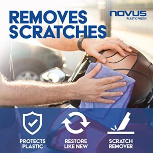 NOVUS-PK2-8 | Plastic Clean & Shine #1, Fine Scratch Remover #2 and Polish Mates Pack | 8 Ounce Bottles