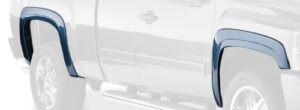 bushwacker oe style factory front & rear fender flares | 4-piece set, black, smooth finish | 40923-02 | fits 2007-2013 chevrolet silverado 1500; 2007-2014 silverado 2500 hd, 3500 hd (excludes dually)