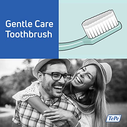 TEPE Gentle Care Soft Toothbrush, Adult Post-Surgery Toothbrush for Sensitive Teeth and Gums