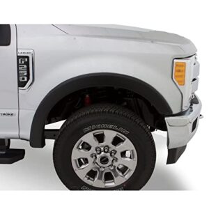 bushwacker oe style factory front & rear fender flares | 4-piece set, black, smooth finish | 20918-02 | fits 2008-2010 ford f-250 & f-350 styleside super duty