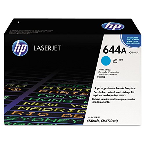 HP 644A | Q6461A | Toner Cartridge | Cyan | DISCONTINUED BY MANUFACTURER