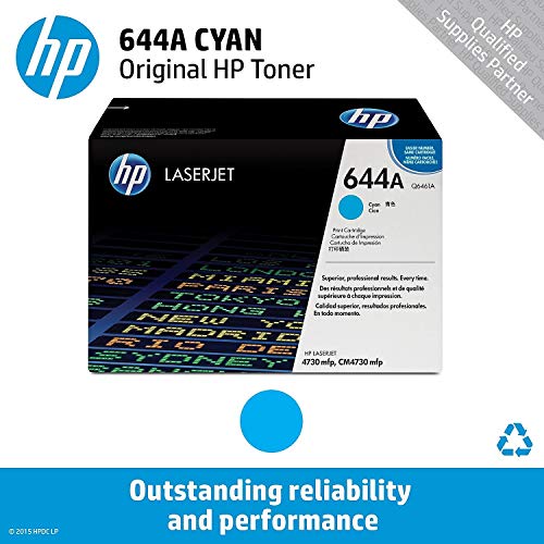 HP 644A | Q6461A | Toner Cartridge | Cyan | DISCONTINUED BY MANUFACTURER