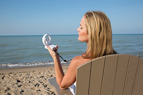 Travelon 3-Speed Folding Fan,White,One Size