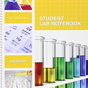 Student Lab Notebook: 100 Spiral Bound duplicate pages(Package may vary)