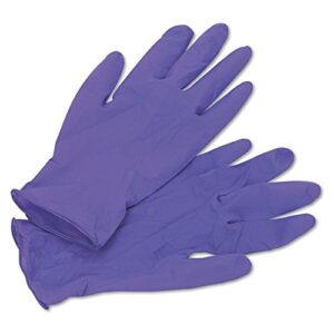 halyard health purple nitrile exam gloves, box/100 size medium (pack of 10)