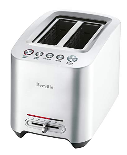 Breville BTA820XL Die-Cast 2-Slice Smart Toaster, Brushed Stainless Steel