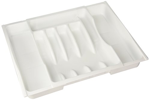 Rubbermaid Adjustable Cutlery Tray, White
