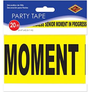 Senior Moment In Progress Party Tape 3" x 20' 1/Pkg
