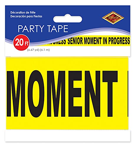 Senior Moment In Progress Party Tape 3" x 20' 1/Pkg