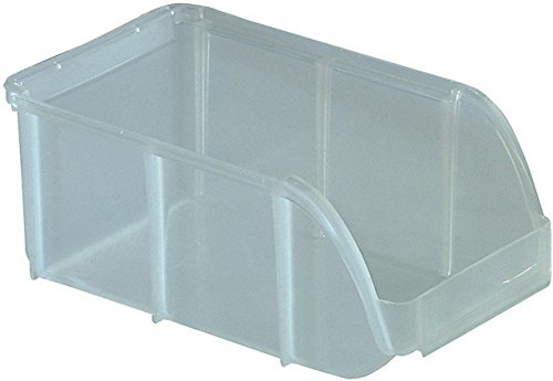 Small Stacking Bins - Set of 12 (Clear) (3" H x 4.25" W x 7" D)