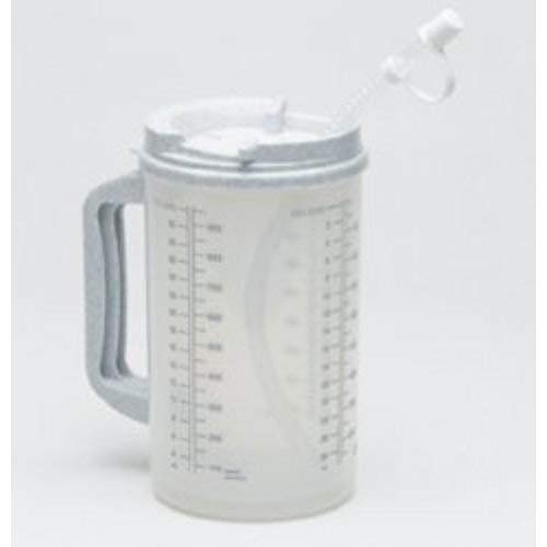 1 X Medegen Roommates Pitcher Insulated W/Straw Translucent W/Granite And Handle 32 Oz - Model h206-01