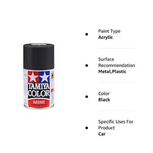 TAMIYA USA TAM85014 Spray Lacquer TS-14 Black