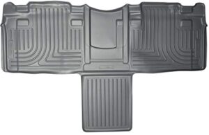 husky liners | weatherbeater | fits 2011 – 2020 toyota sienna | second row liner, grey | 19842
