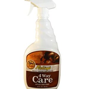 Fiebing's 4 Way Care Leather Conditioner 32oz spray for furniture, saddles, automobile upholstery, boots, shoes, handbags, etc