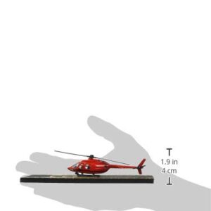 Hot Wings Planes Bell 206 Jet Ranger (Red) with Connectible Runway