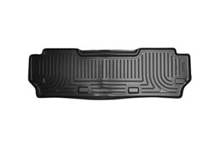 husky liners | weatherbeater | fits 2011 – 2020 toyota sienna | third row liner, black | 19851