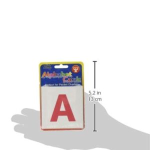 Hygloss Products Alphabet Cards for Pocket Chart, A-Z - Uppercase - 3" x 3" - 30 Qty