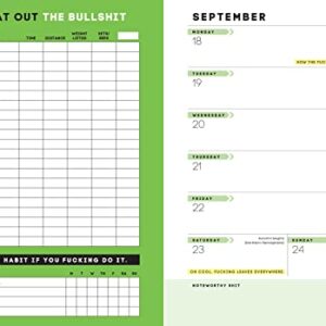 2023 No F*cking Excuses Fitness Tracker: 12-Month Planner to Crush Your Workout Goals & Get Shit Done Monthly (Thru December 2023) (Calendars & Gifts to Swear By)