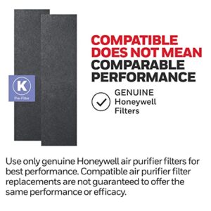 Honeywell HFD-120-Q QuietClean Air Purifier with Permanent Washable Filters, Medium Rooms (170 sq. ft.), Black