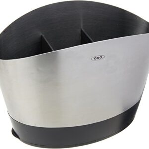 OXO Good Grips Stainless Steel Utensil Holder 8.4" x 4.75" x 6.25"