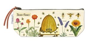 cavallini papers & co. bees & honey mini pouch, assorted