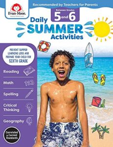 evan-moor daily summer activities, grade 5-6
